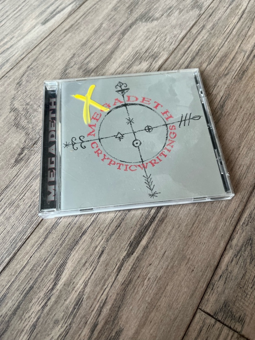 🎸5 for $20🎸Megadeth "Cryptic Writings" CD - Silver Cover with Red Logo